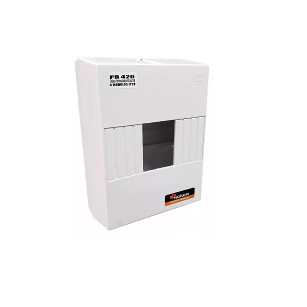 Caja para termica sin puerta aplicar 6 polos