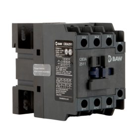 Contactor Tripolar BAW. 11kW AC3 25A 1Na+1Nc Bob: 380Vca 50-60Hz