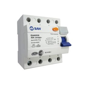 Disyuntor tetrapolar 40A 30mA "AC"