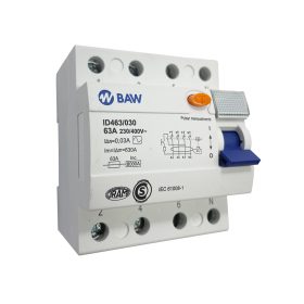 Disyuntor tetrapolar 63A 30mA "AC"